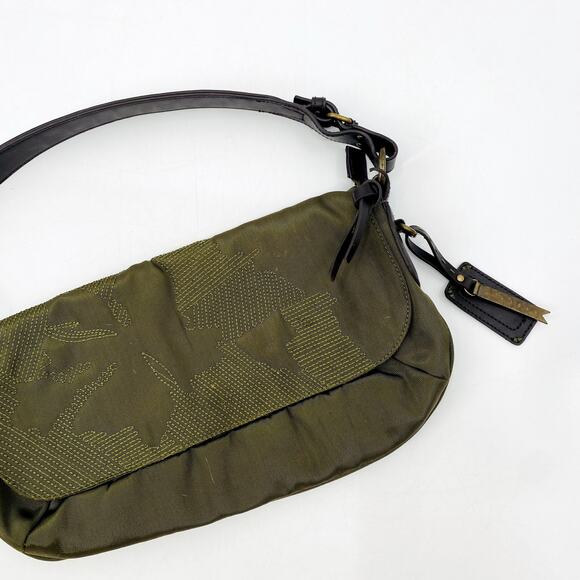 Sisley Y2k Green Shoulder Hand Bag - Picture 1 of 7